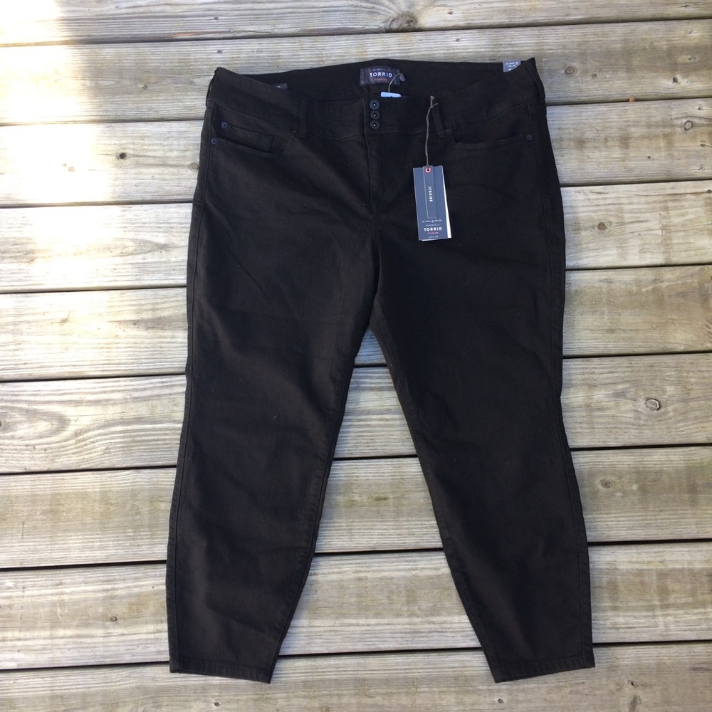 Torrid Premium Black Jeggings Plus Size 24